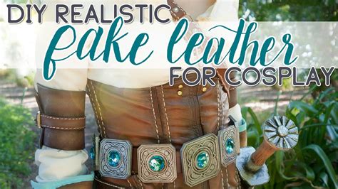 realistic leather for cosplay